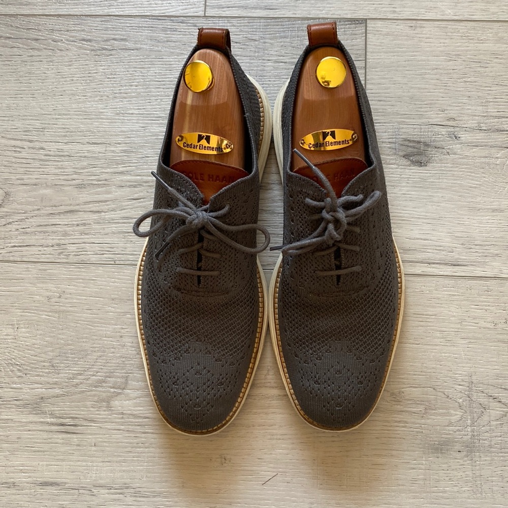 Cole Haan Grand OS Knit Wingtip Shoes